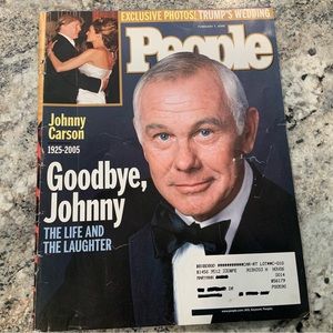 GOODBYE JOHNNY CARSON People Magazine 2005